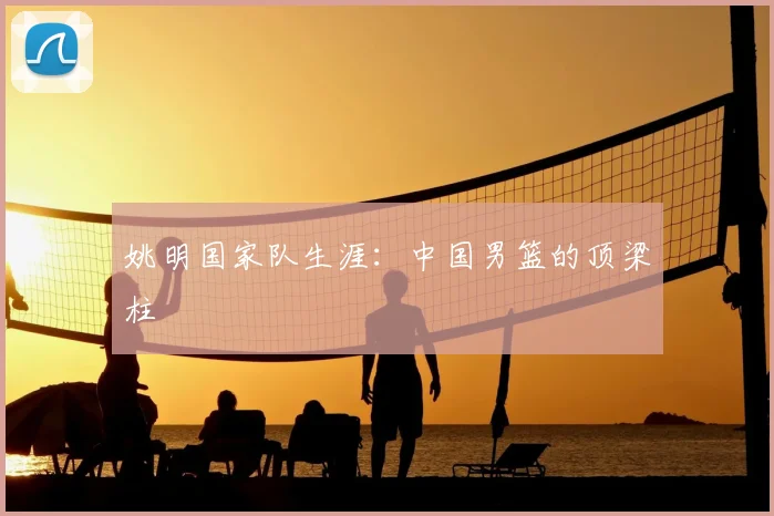 姚明国家队生涯：中国男篮的顶梁柱