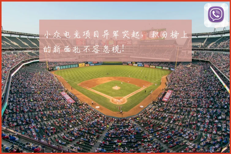 小众电竞项目异军突起，积分榜上的新面孔不容忽视！